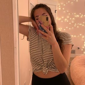 ☆ abercrombie striped t-shirt ☆